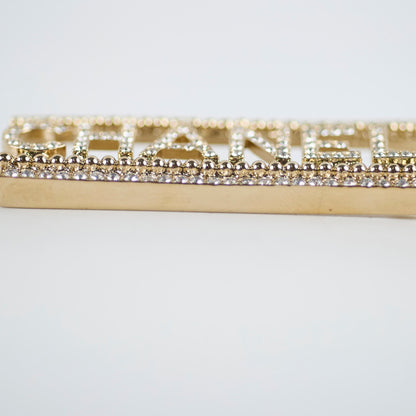 Chanel "CHANEL" Crystal Brooch Gold Costume Jewellery - photo 4