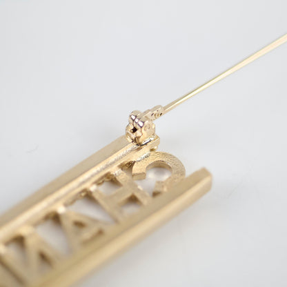 Chanel "CHANEL" Crystal Brooch Gold Costume Jewellery - photo 8