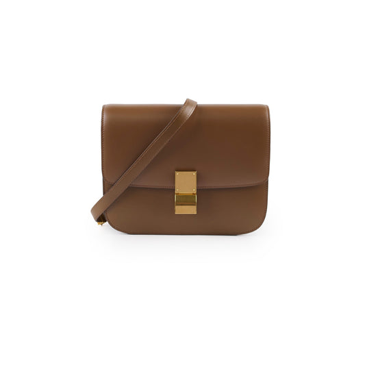 Celine Medium Classic Box Bag Camel - photo 1