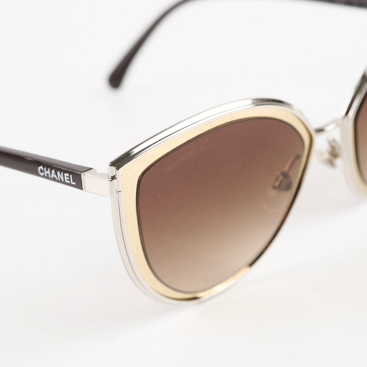Chanel Gold Cat Eye Sunglasses - photo 5
