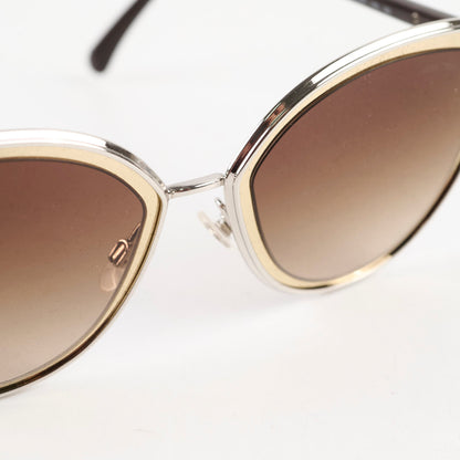 Chanel Gold Cat Eye Sunglasses - photo 6