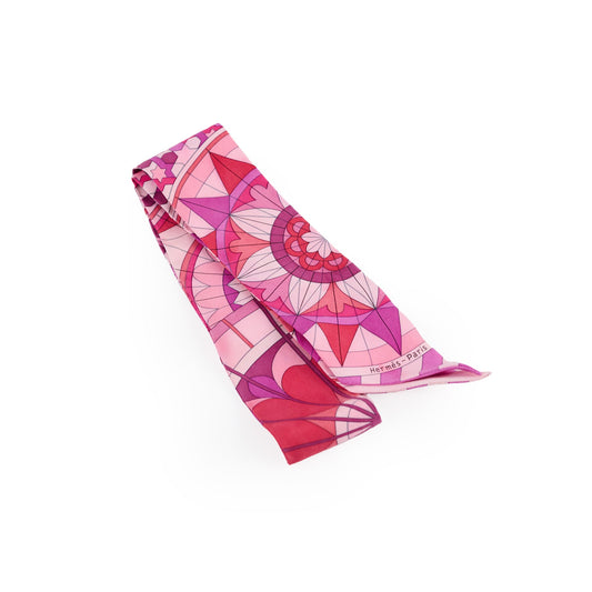 Hermes Silk Pink Twilly Rose de Compas - photo 1