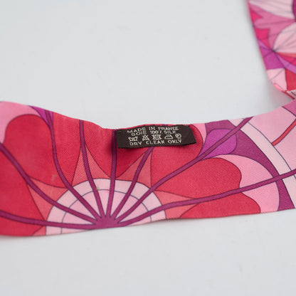 Hermes Silk Pink Twilly Rose de Compas - photo 5