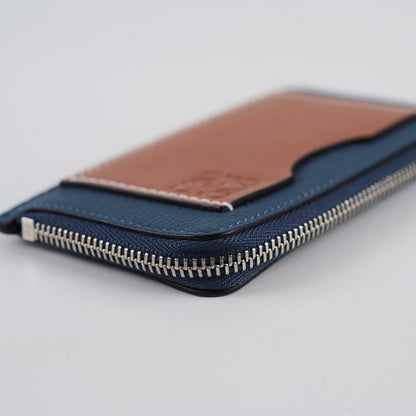 Loewe Coin Cardholder Navy/ Tan - photo 3