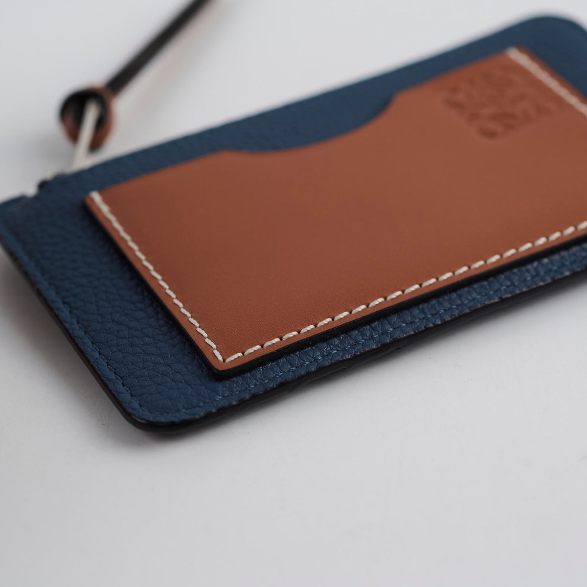 Loewe Coin Cardholder Navy/ Tan - photo 6