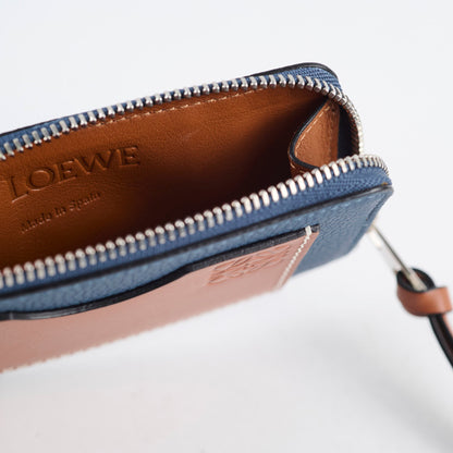 Loewe Coin Cardholder Navy/ Tan - photo 7