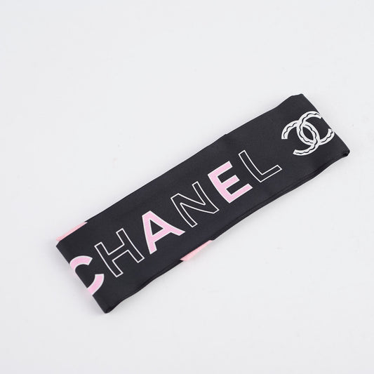 Chanel Silk CC Slim Bandeau Scarf - photo 2