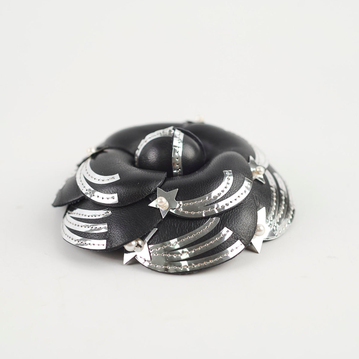 Chanel Leather Camellia Brooch - photo 3
