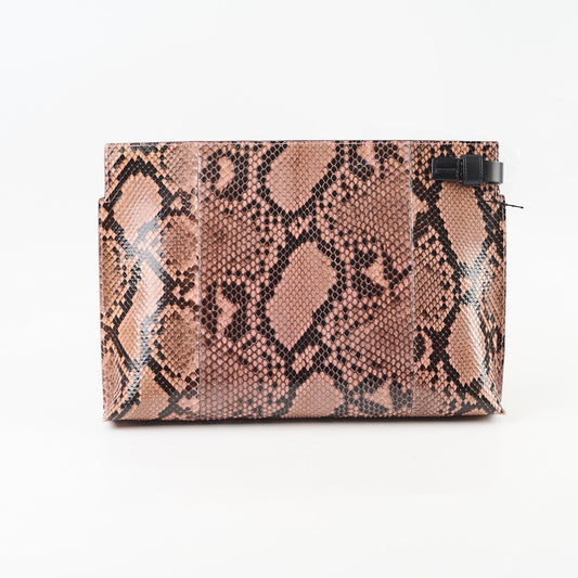 Loewe Pouch Python Pink - photo 2
