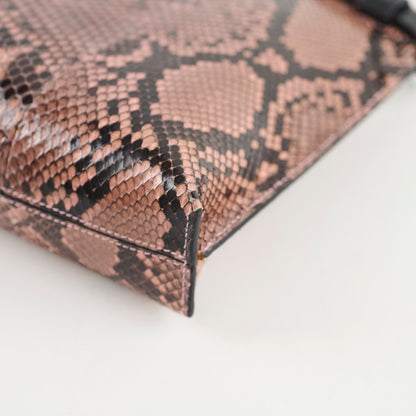 Loewe Pouch Python Pink - photo 12