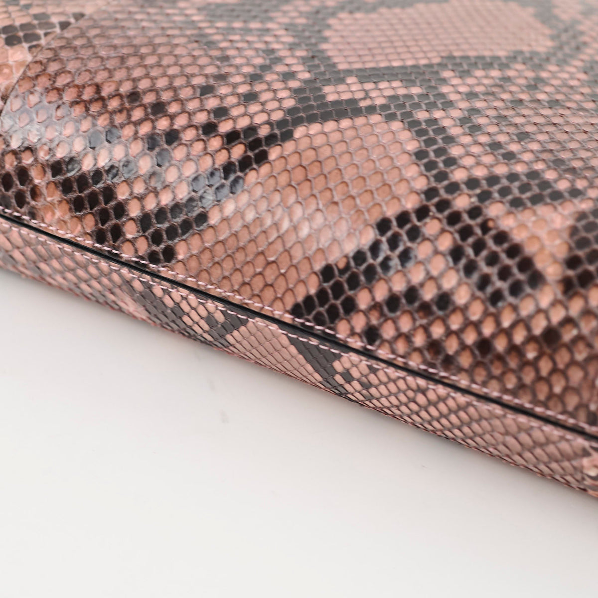 Loewe Pouch Python Pink - photo 13