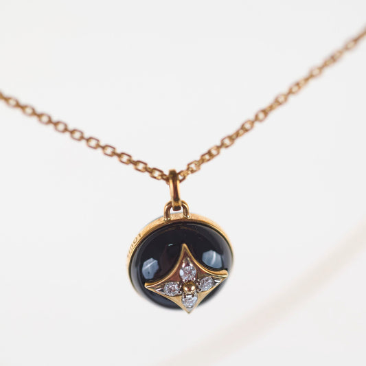 Louis Vuitton Onyx and Diamond Necklace - photo 2