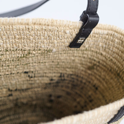Loewe Square Basket Bag Mixed Media Woven Raffia - photo 12