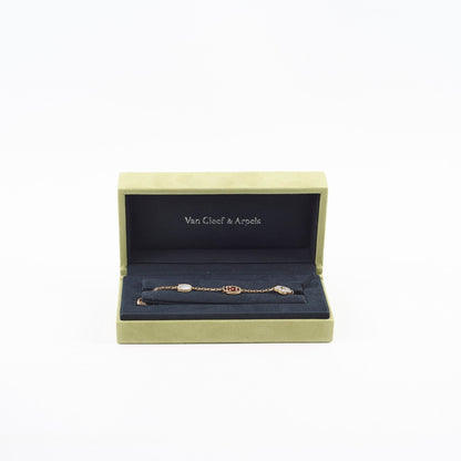 Van Cleef & Arpels Lucky Spring 5 Motif Bracelet Rose Gold - photo 2