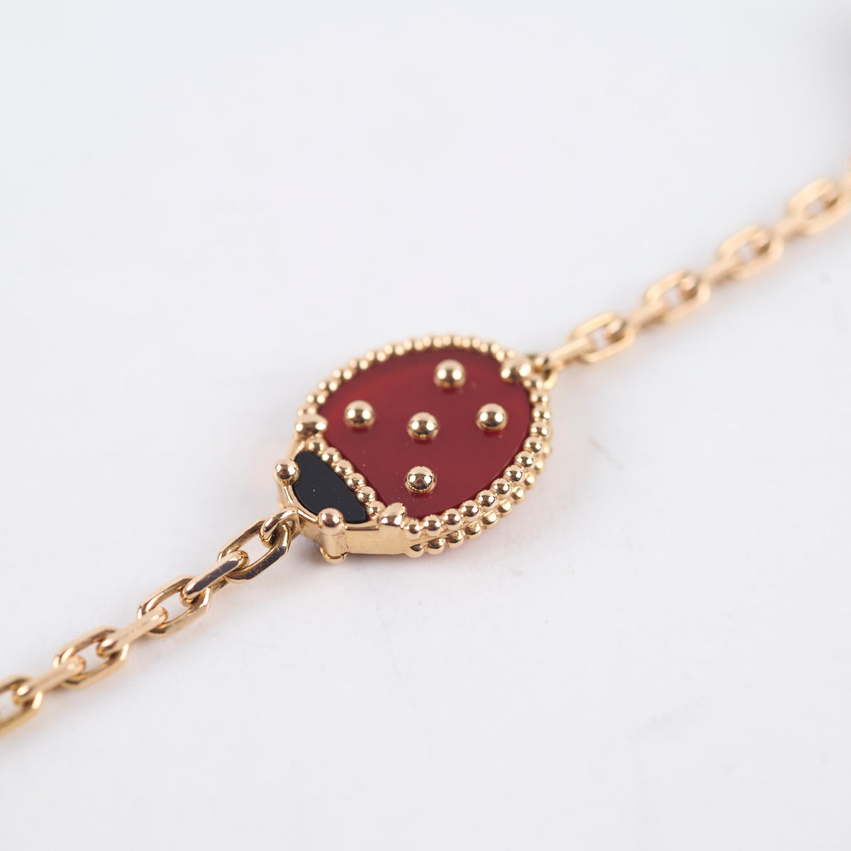 Van Cleef & Arpels Lucky Spring 5 Motif Bracelet Rose Gold - photo 4