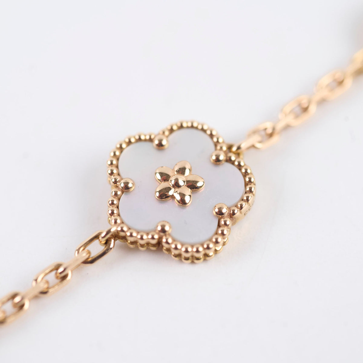Van Cleef & Arpels Lucky Spring 5 Motif Bracelet Rose Gold - photo 5