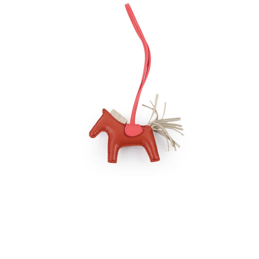 Hermes Rodeo PM Poppy / Craie / Rubis - Stamp U - photo 1