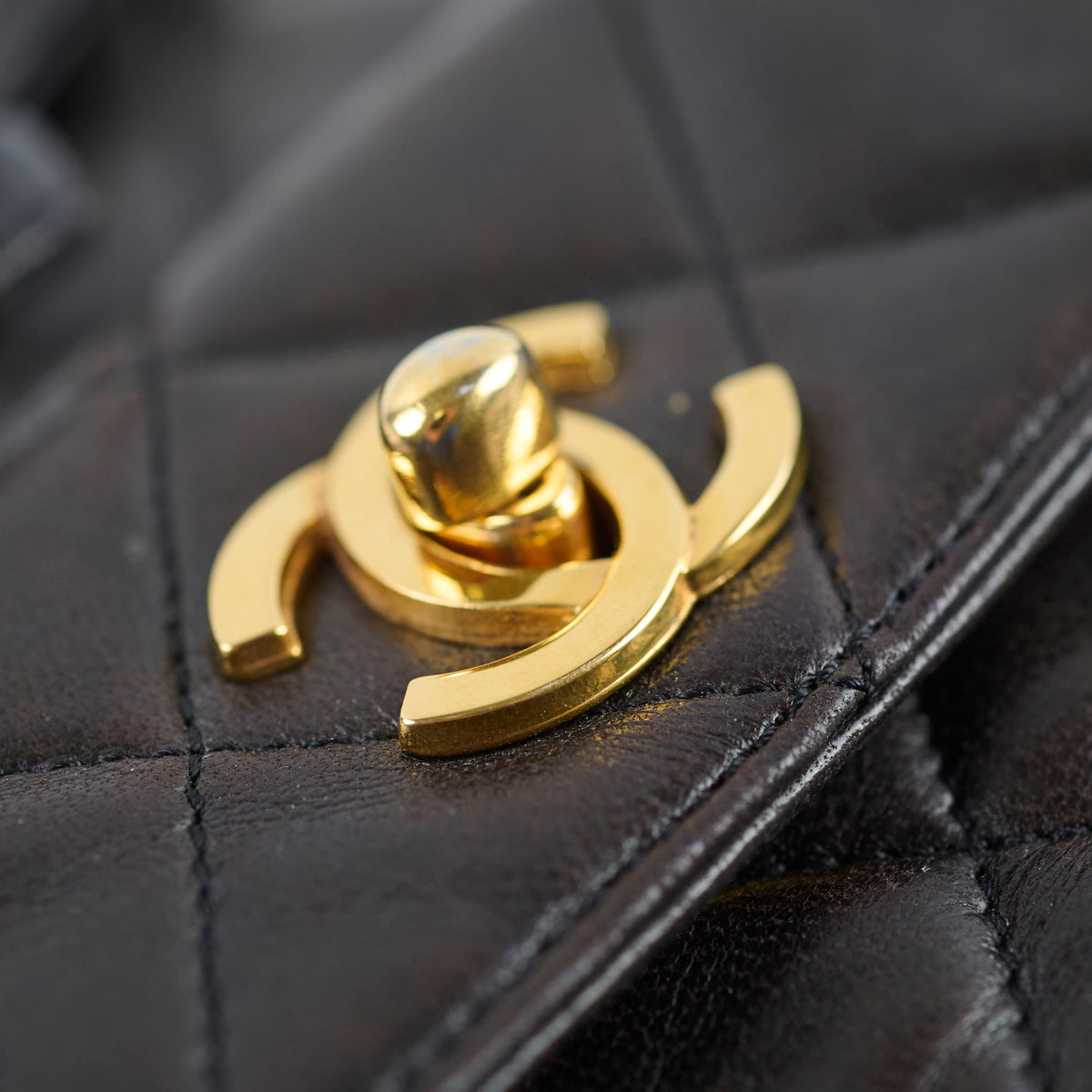 Chanel 24K Vintage Duma Backpack Lambskin Dark Brown - photo 15