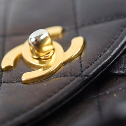 Chanel 24K Vintage Duma Backpack Lambskin Dark Brown - photo 14