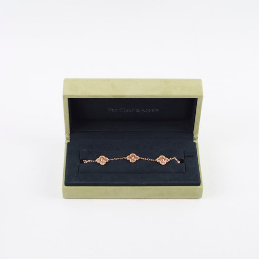 Van Cleef & Arpels Vintage 5 Motifs Bracelet Rose Gold 2024 - photo 2