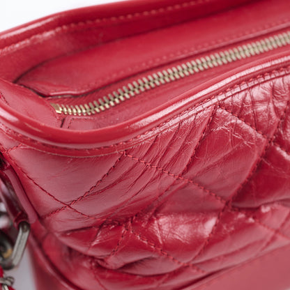 Chanel Small Gabrielle Bag Red Logo Strap - photo 5