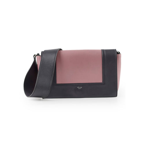 Celine Medium Frame Bag Pink Navy - photo 1