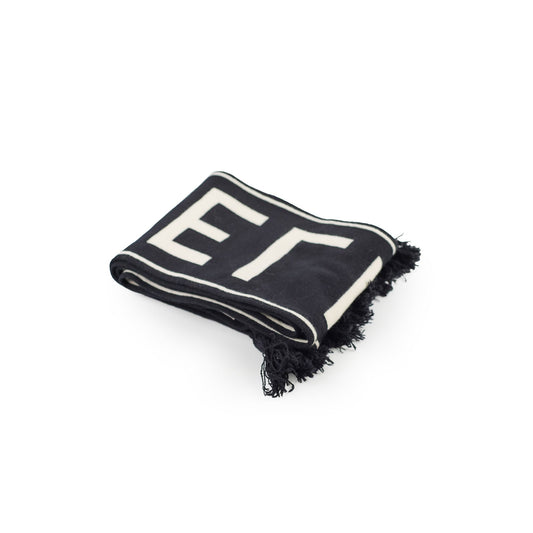 Celine Thick Wool Scarf Black/White - photo 1