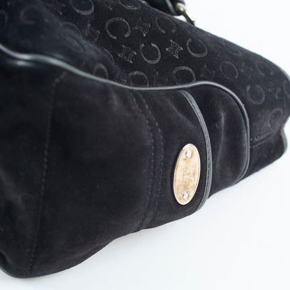 Celine Boogie Satchel Macadam Black Suede - photo 13