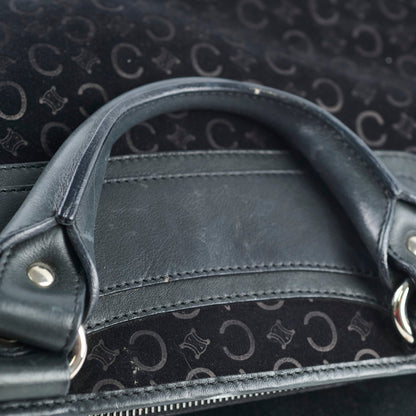 Celine Boogie Satchel Macadam Black Suede - photo 7
