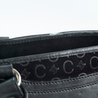 Celine Boogie Satchel Macadam Black Suede - photo 9