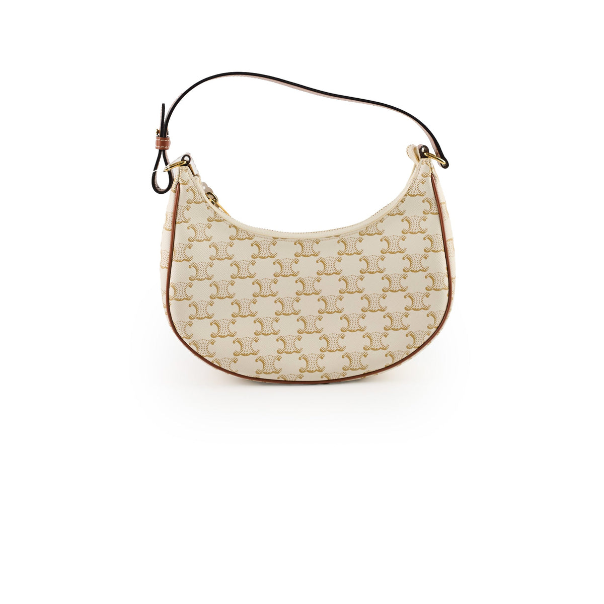 Celine Triomphe Ava Shoulder Bag white - photo 1