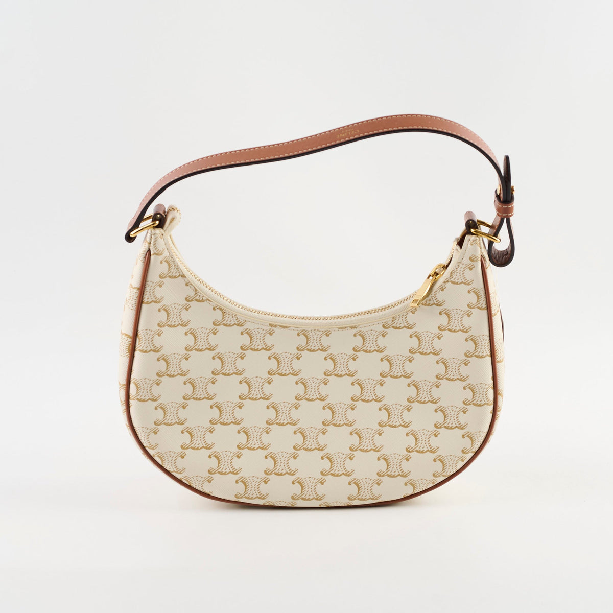 Celine Triomphe Ava Shoulder Bag white - photo 2