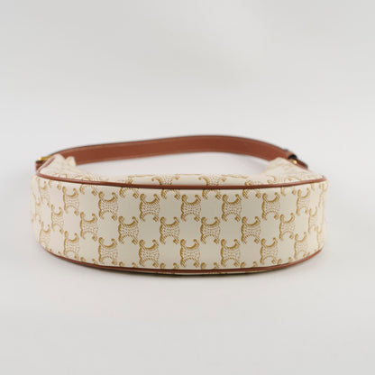 Celine Triomphe Ava Shoulder Bag white - photo 3