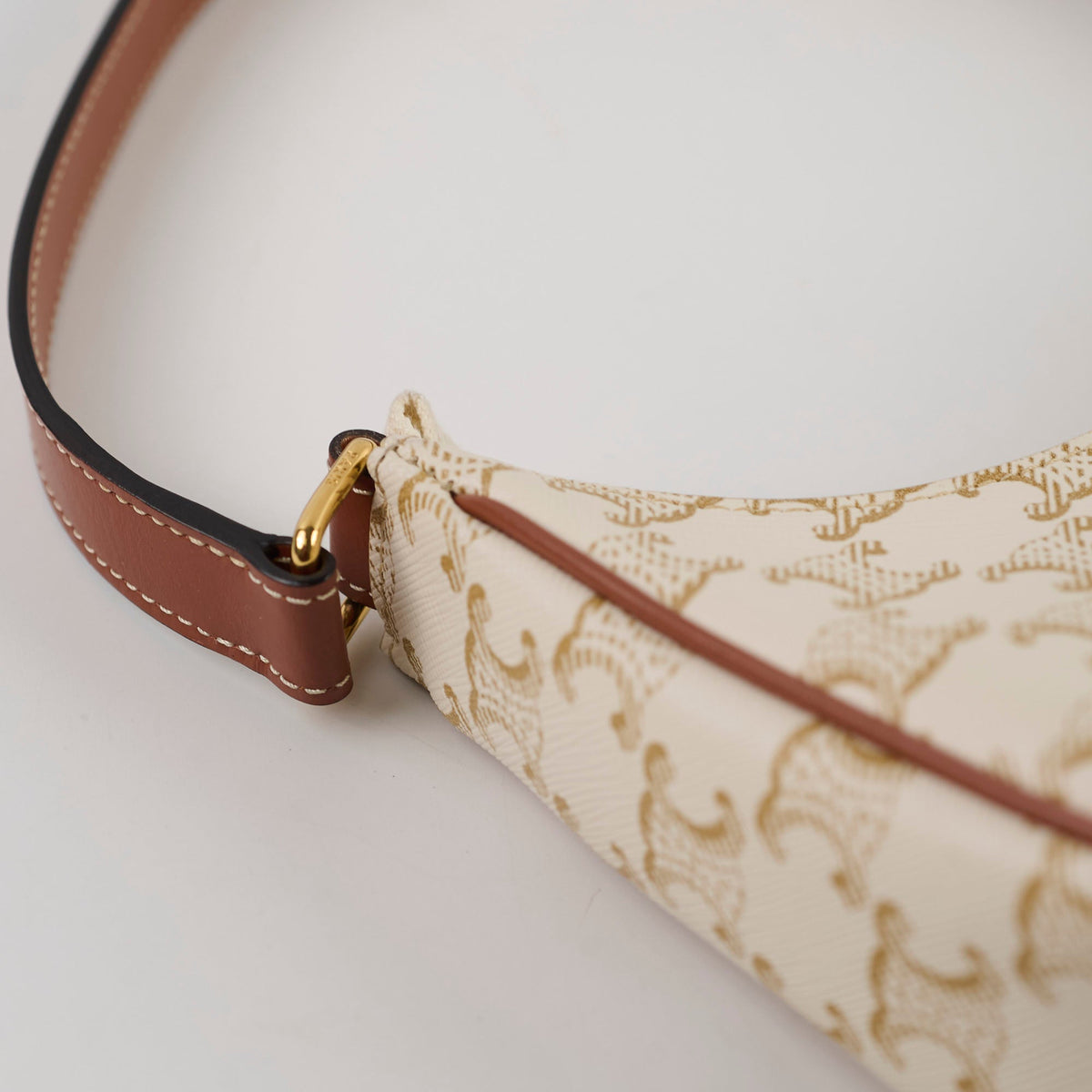 Celine Triomphe Ava Shoulder Bag white - photo 4