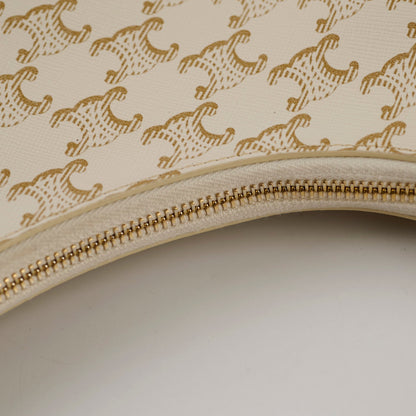 Celine Triomphe Ava Shoulder Bag white - photo 6