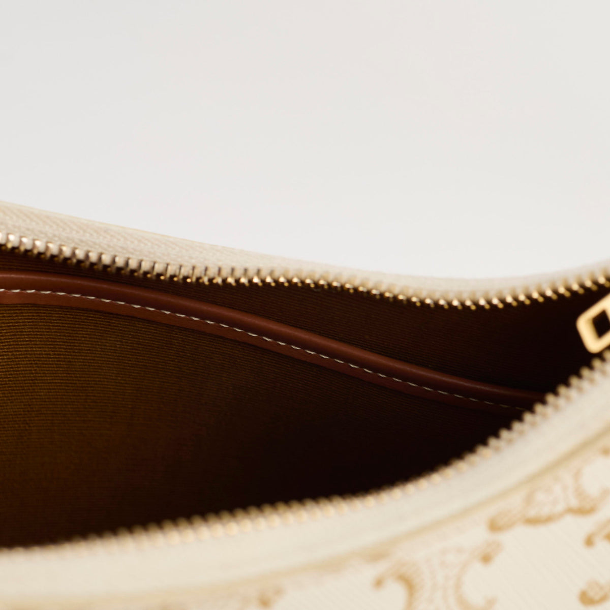 Celine Triomphe Ava Shoulder Bag white - photo 9