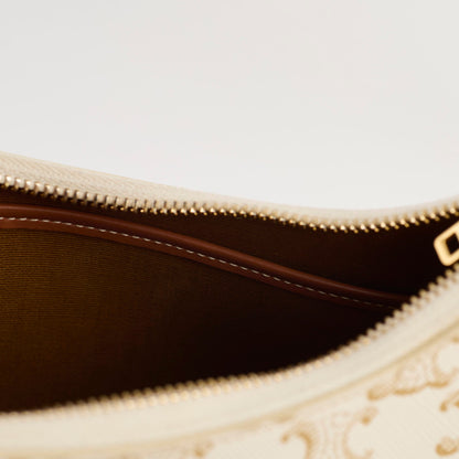 Celine Triomphe Ava Shoulder Bag white - photo 9