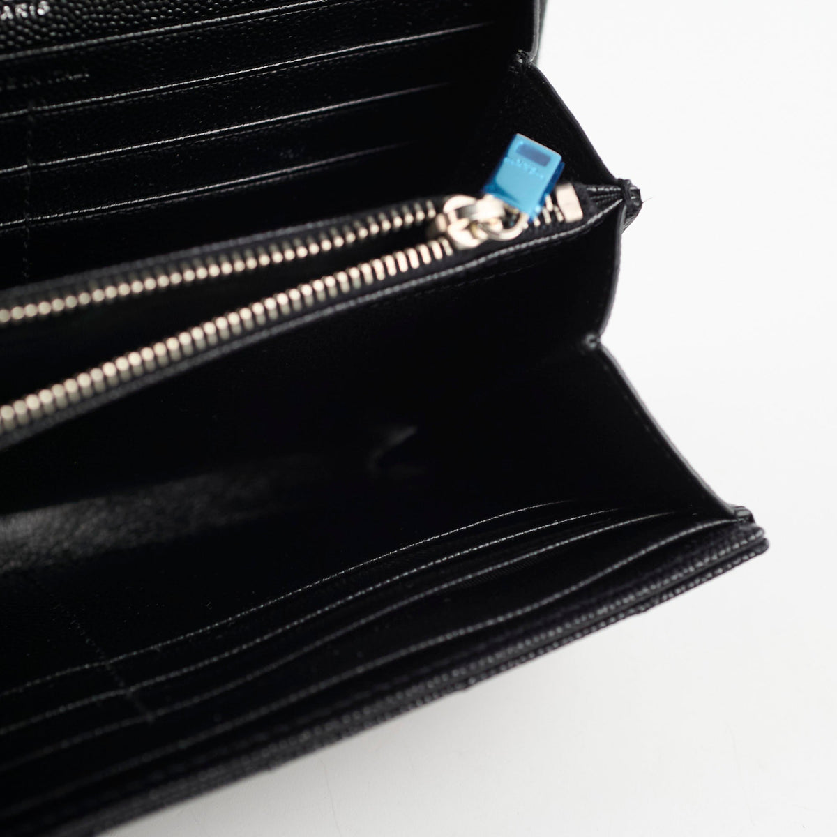 Saint Laurent Cassandre Envelope Flap Wallet Black - photo 8