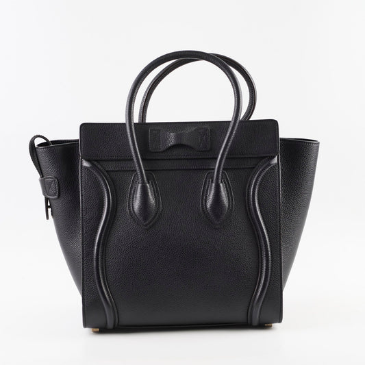 Celine Micro Luggage Black - photo 2