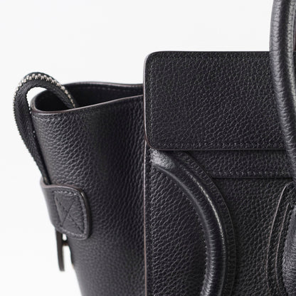 Celine Micro Luggage Black - photo 5