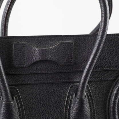 Celine Micro Luggage Black - photo 6