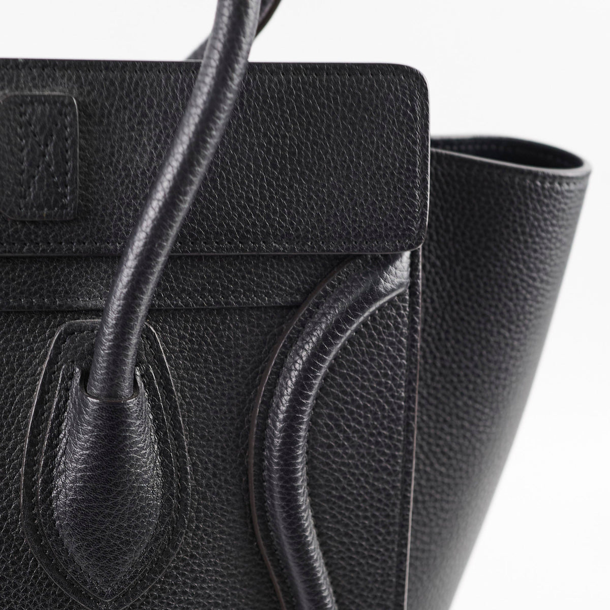 Celine Micro Luggage Black - photo 7