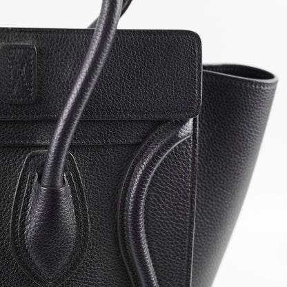 Celine Micro Luggage Black - photo 7