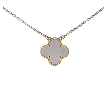 Van Cleef & Arpels Vintage Alhambra Mother Of Pearl MOP Necklace - photo 1