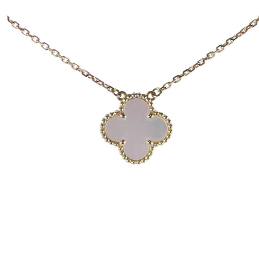 Van Cleef & Arpels Vintage Alhambra Mother Of Pearl MOP Necklace - photo 1