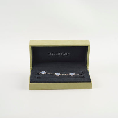 Van Cleef & Arpels 5 Motifs Chalcedony Bracelet - photo 2