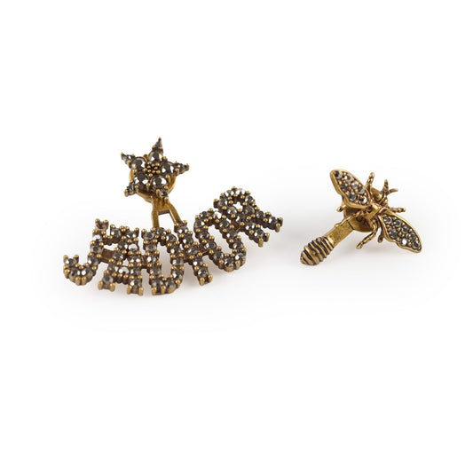 Dior J'Adior Bee Crystal Earrings Costume Jewellery - photo 1