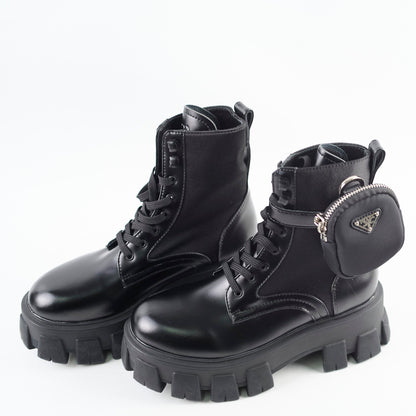 Prada Monolith Combat Boots Black size 37 - photo 5