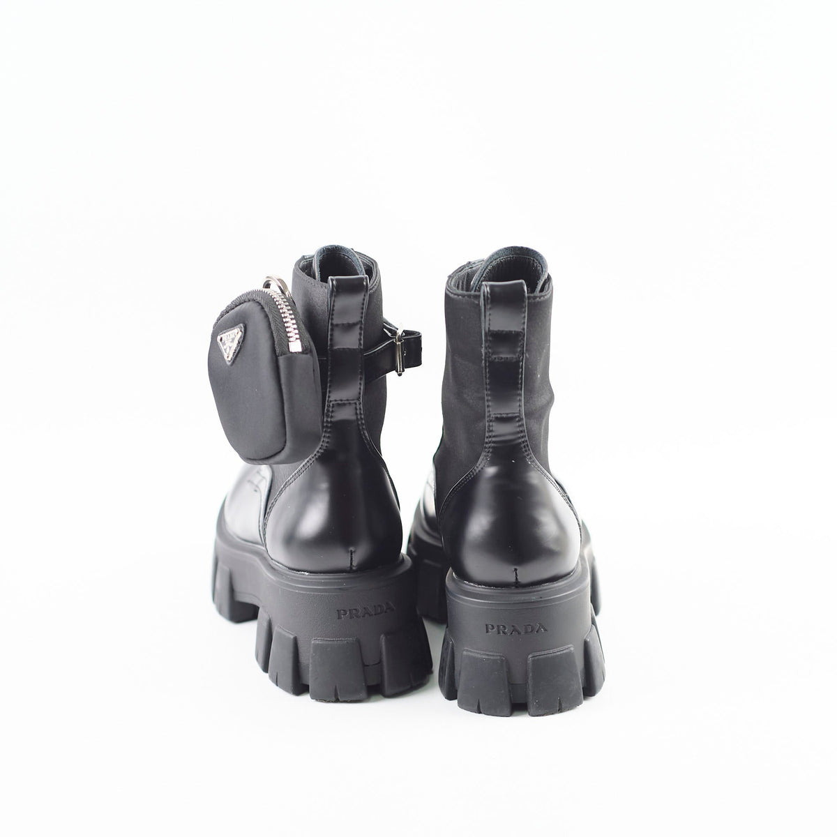 Prada Monolith Combat Boots Black size 37 - photo 3