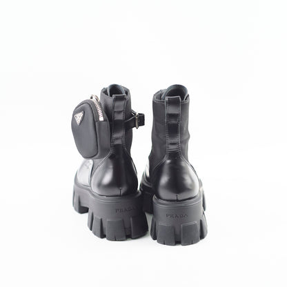 Prada Monolith Combat Boots Black size 37 - photo 3